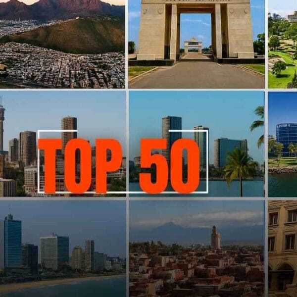 grandes lignes 50 villes les plus attractives d’Afrique selon Oxford Economics ?
