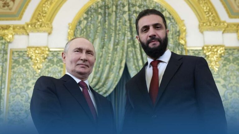 Poutine et Al-Sharaa la realpolitik au rendez-vous