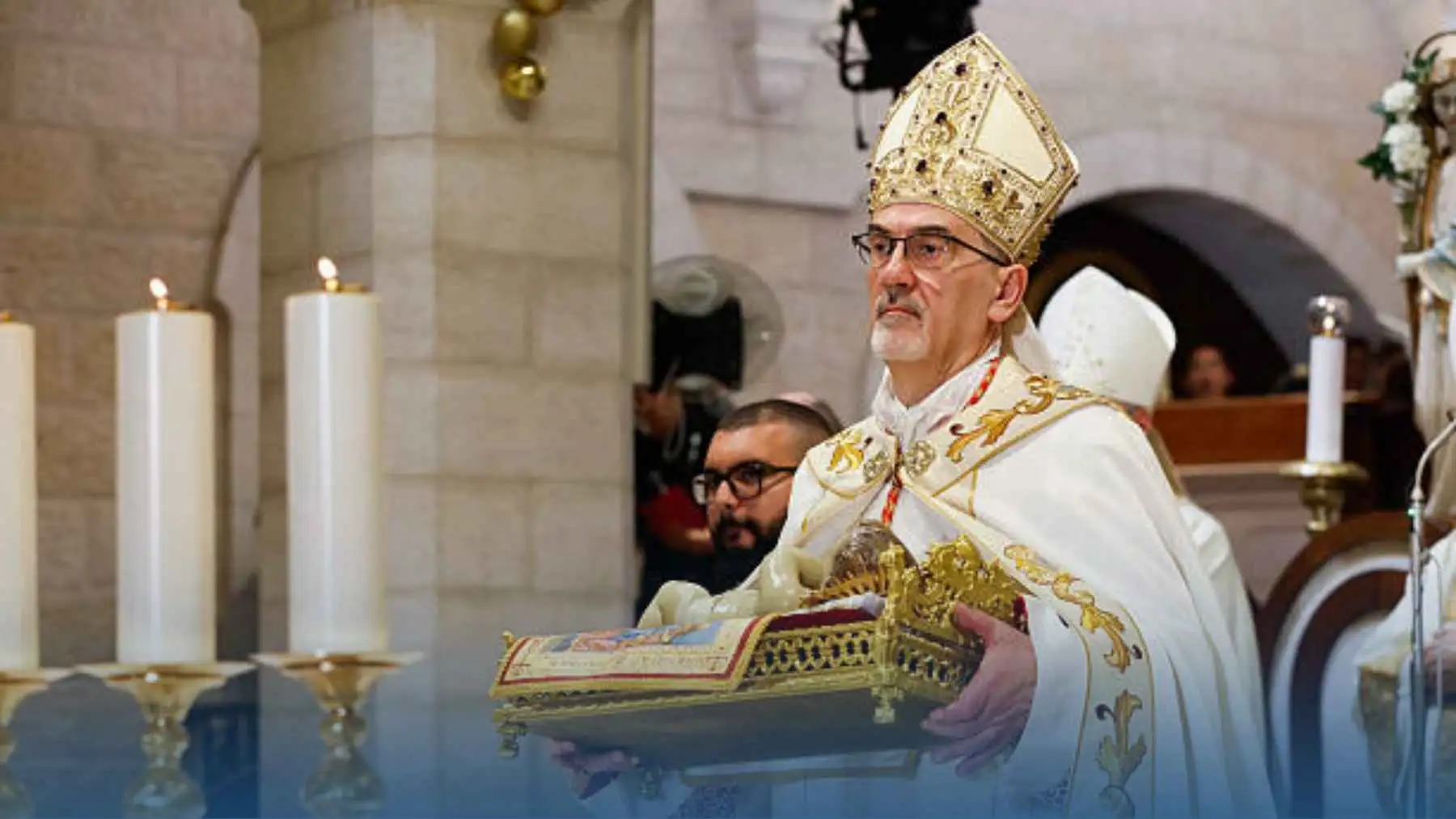 Jérusalem la police israélienne empêche le Patriarche latin de célébrer la messe des Rameaux