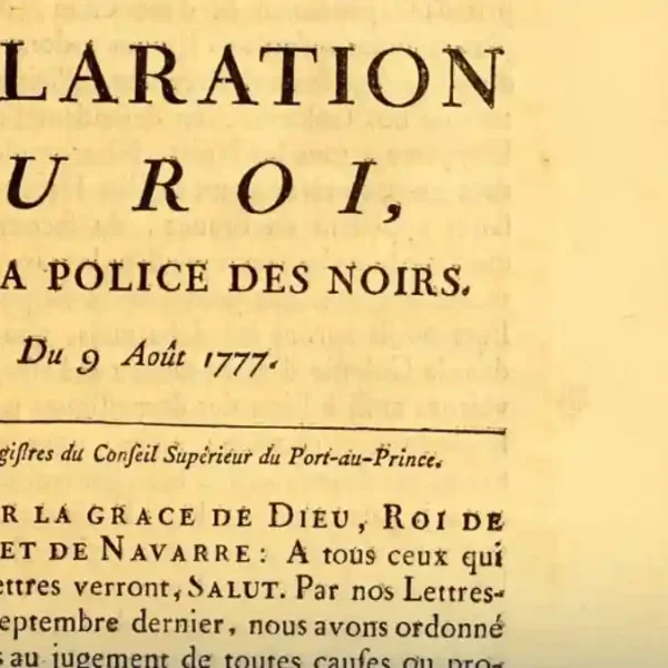 Le jour où la loi française réduisait les esclaves à de simples « meubles »