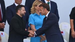 Comment Emmanuel Macron a fait du 14 Juillet une démonstration de soutien à l’Ukraine