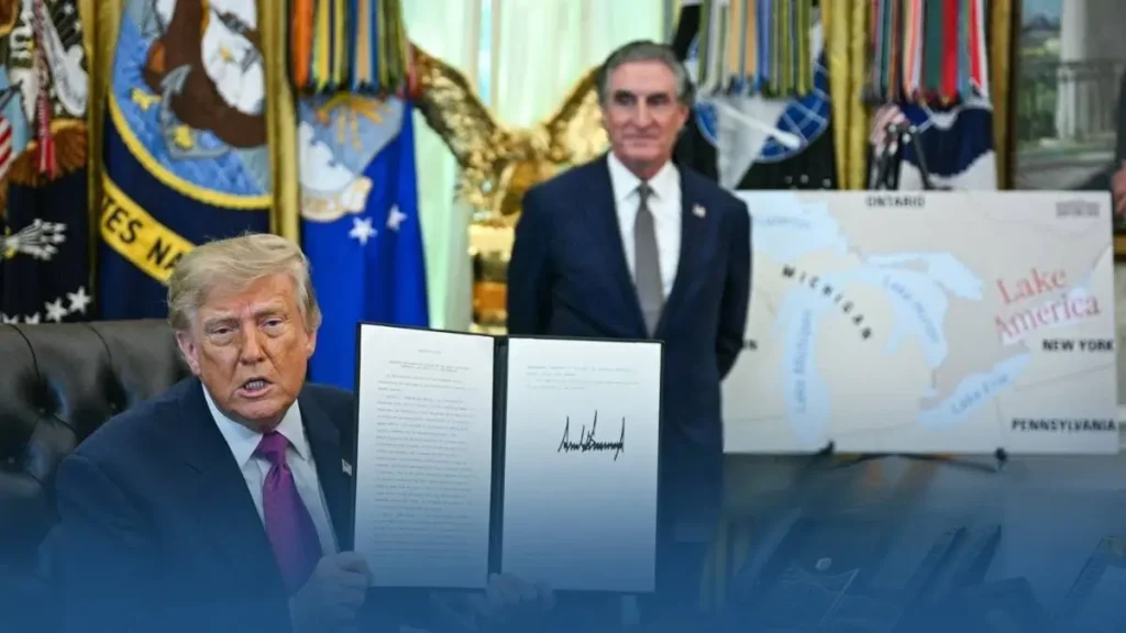 Trump rebaptise le lac Ontario « Lake America » en pleine confrontation avec le Canada