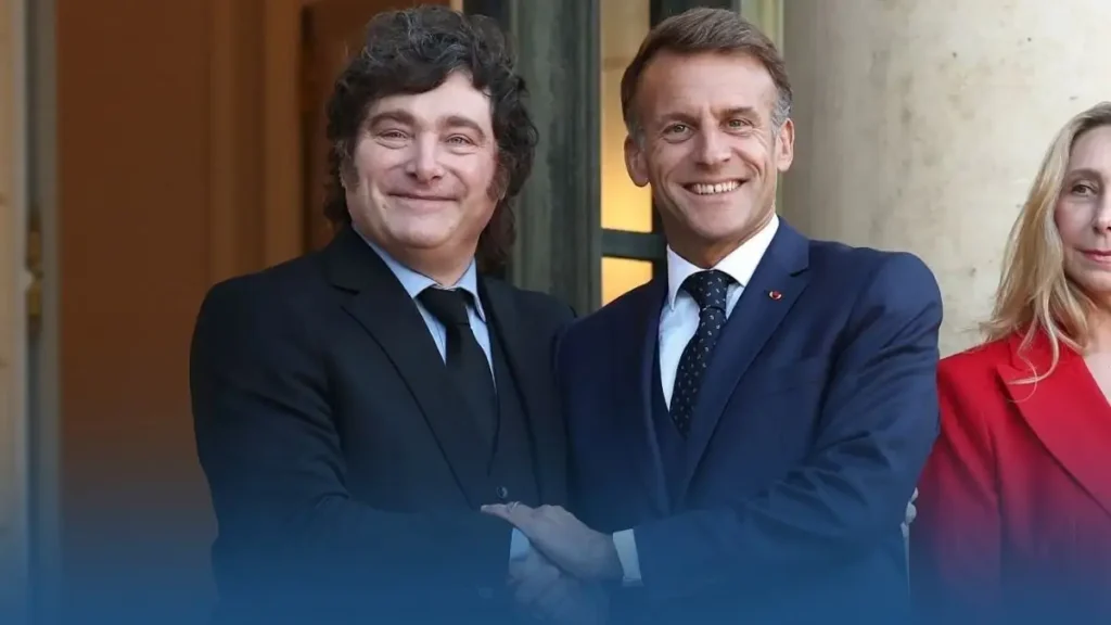 À Paris, Macron et Milei mettent leurs désaccords de côté pour parler milliards 1 À Paris, Macron et Milei mettent leurs désaccords de côté pour parler milliards